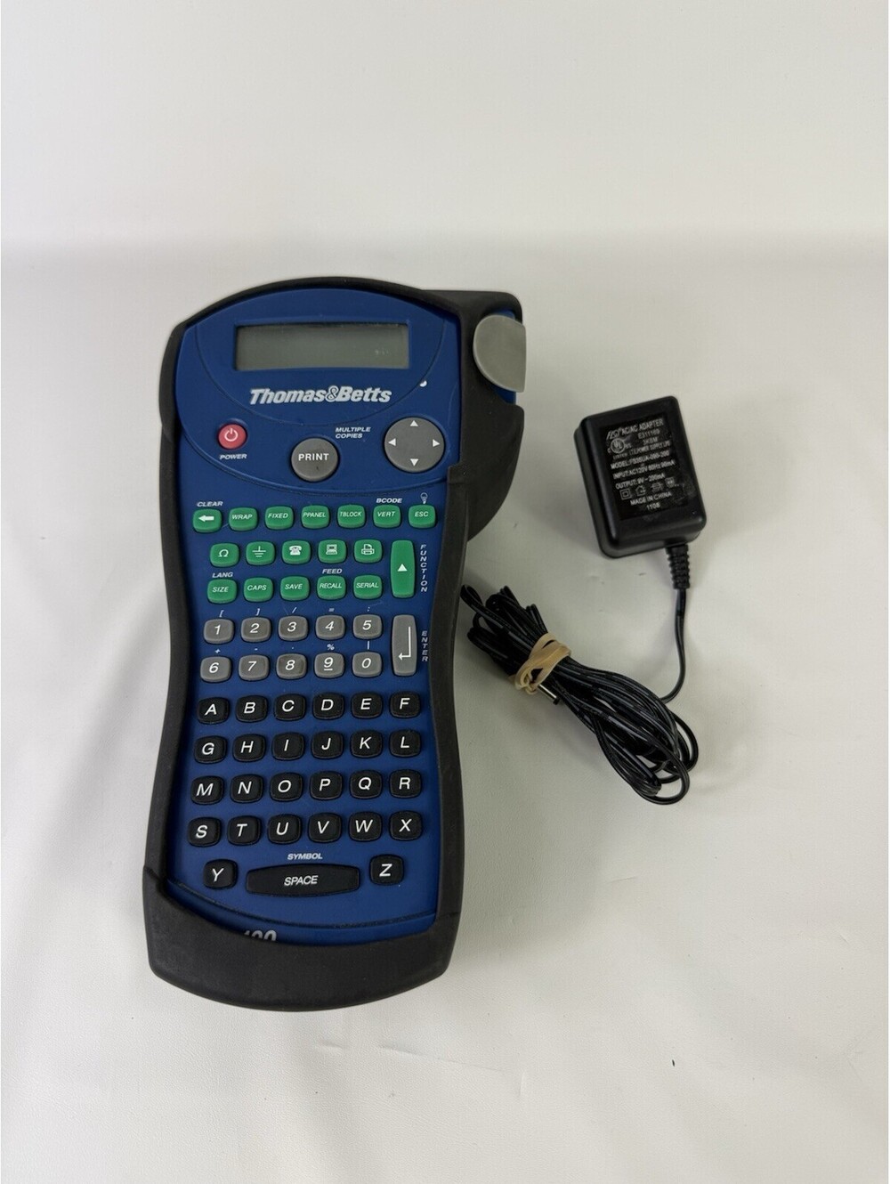 Thomas & Betts EZL-100 Thermal Label Printer + Silicone Bumper Case Tested Works